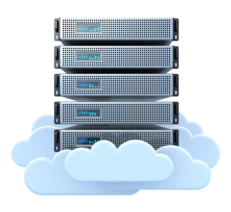 Stack of Servers in a Rack
